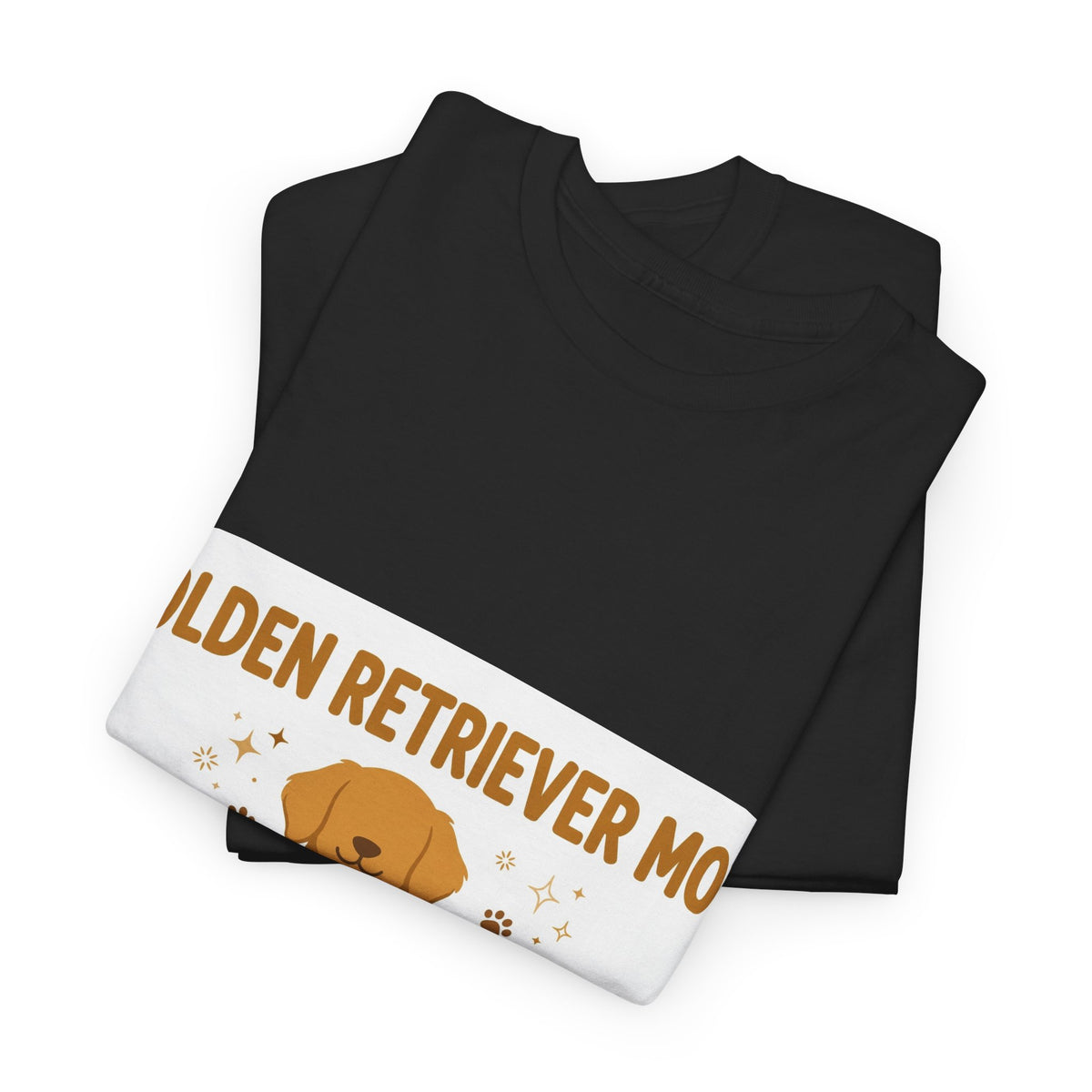 Golden Retriever Mom t-shirt - 'The Hair Is Just Glitter' design - additional product view 6