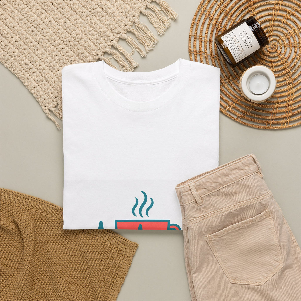 Nurse Life t-shirt - coffee cup and EKG heartbeat design - additional product view 4