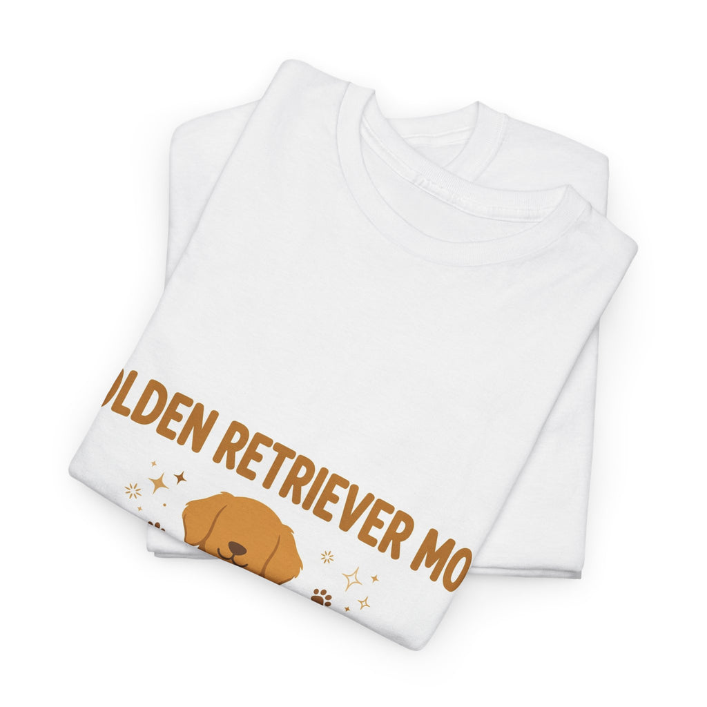 Golden Retriever Mom t-shirt - 'The Hair Is Just Glitter' design - additional product view 3